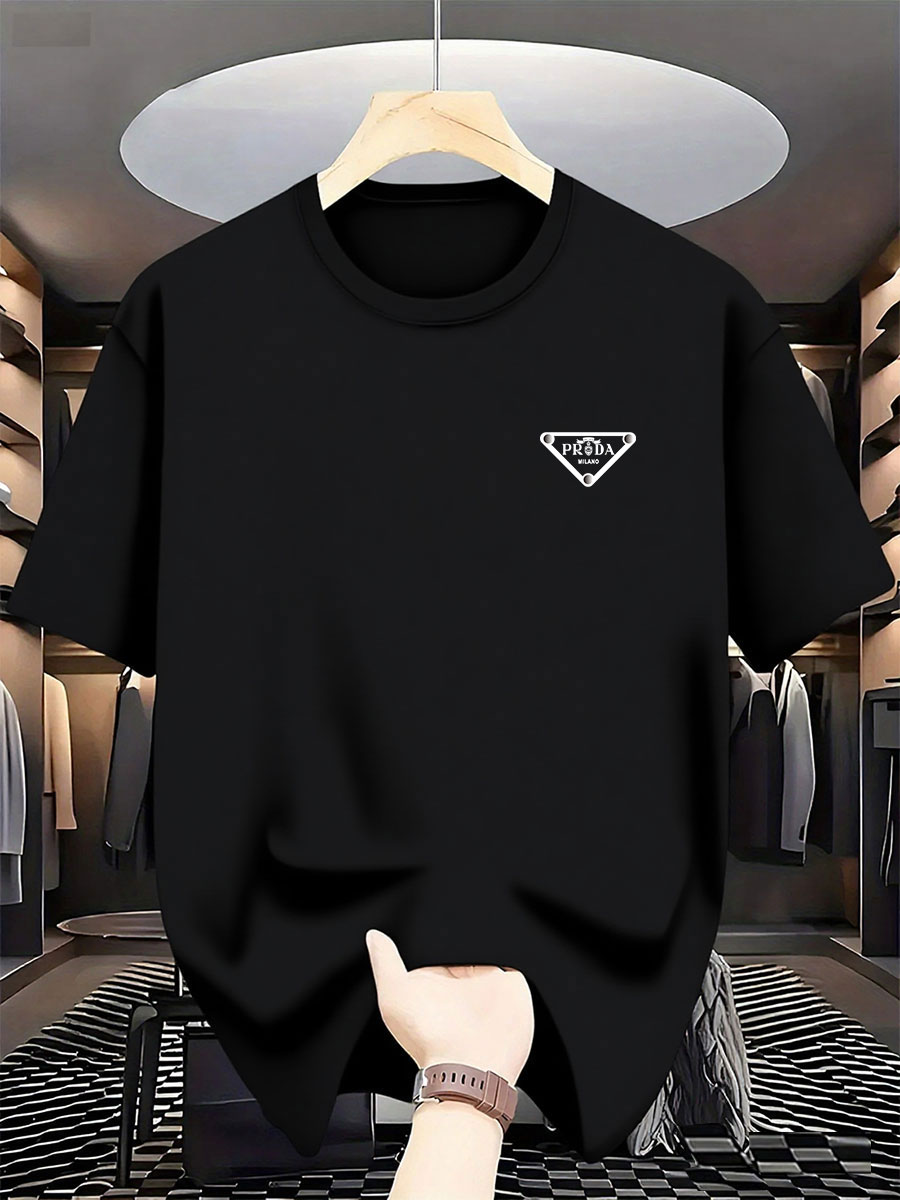 Milan Men'S Fashion - Koszulka męska z nadrukiem, modna, z