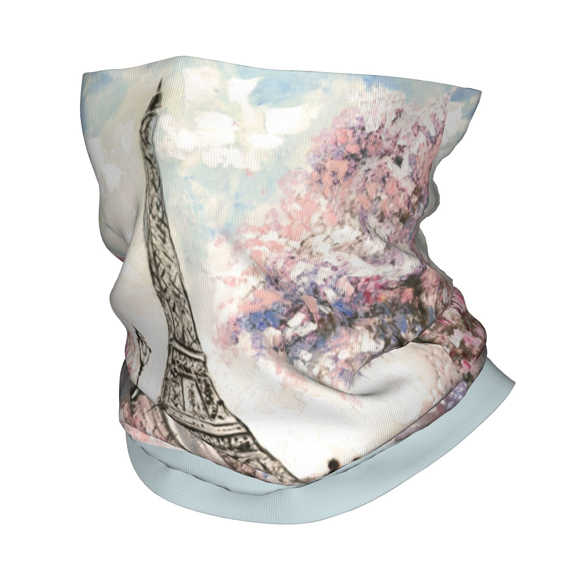Paris Men'S Fashion - Personalizowana bandana z motywem Wieży Eiffla,