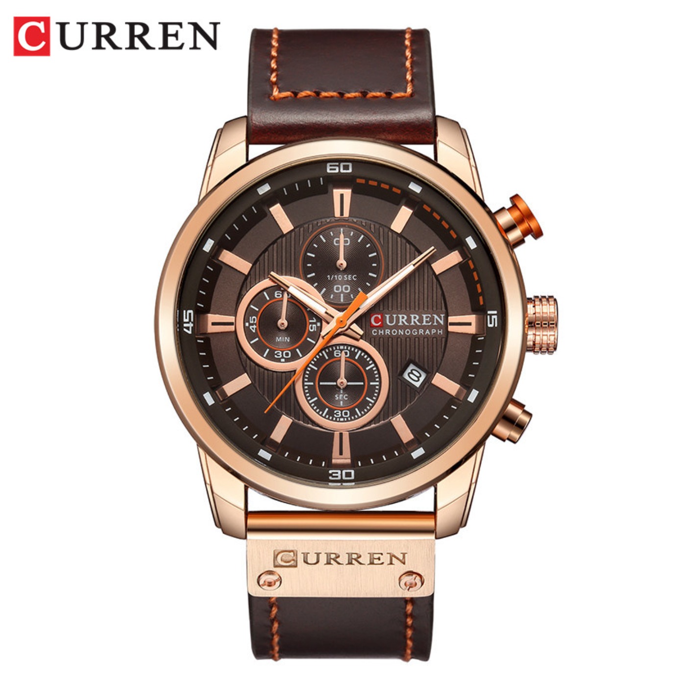 Men'S Fashion Luxury Brands - Zegarki męskie CURREN Fashion Date Quartz,