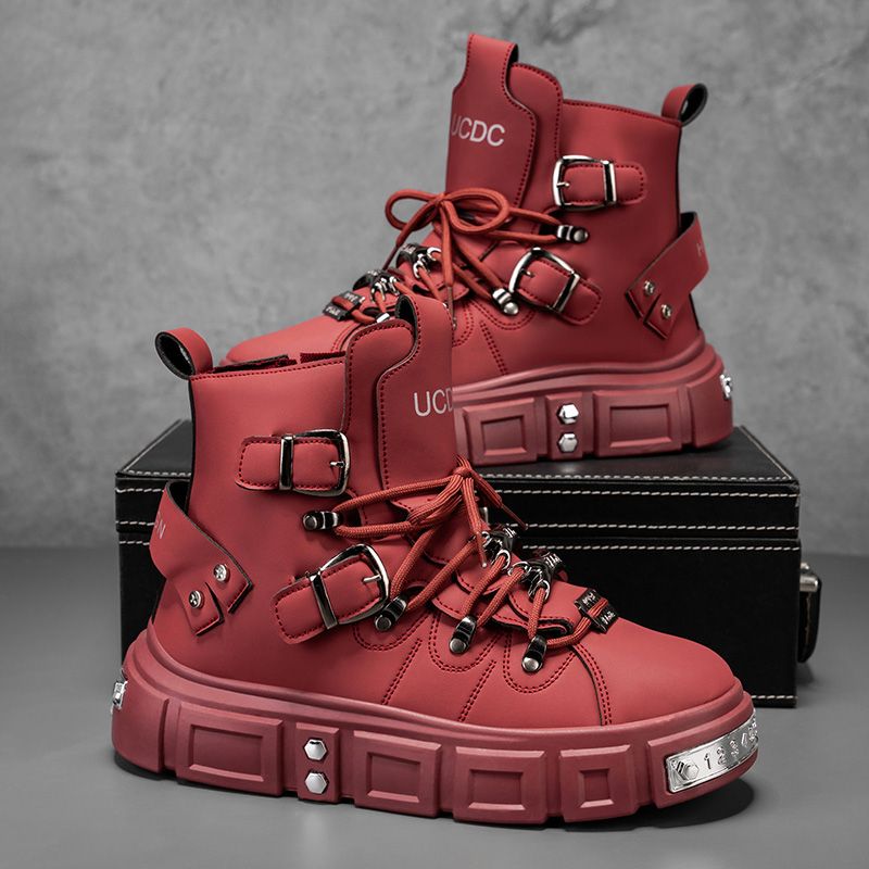 Men'S Fashion Luxury Brands - Oryginalne buty męskie w stylu punk,