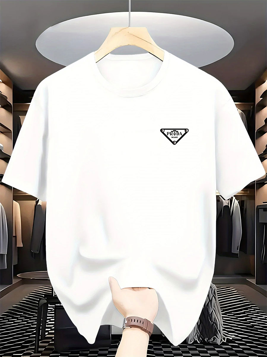 Milan Men'S Fashion - 2026 Nowa męska koszulka z nadrukiem