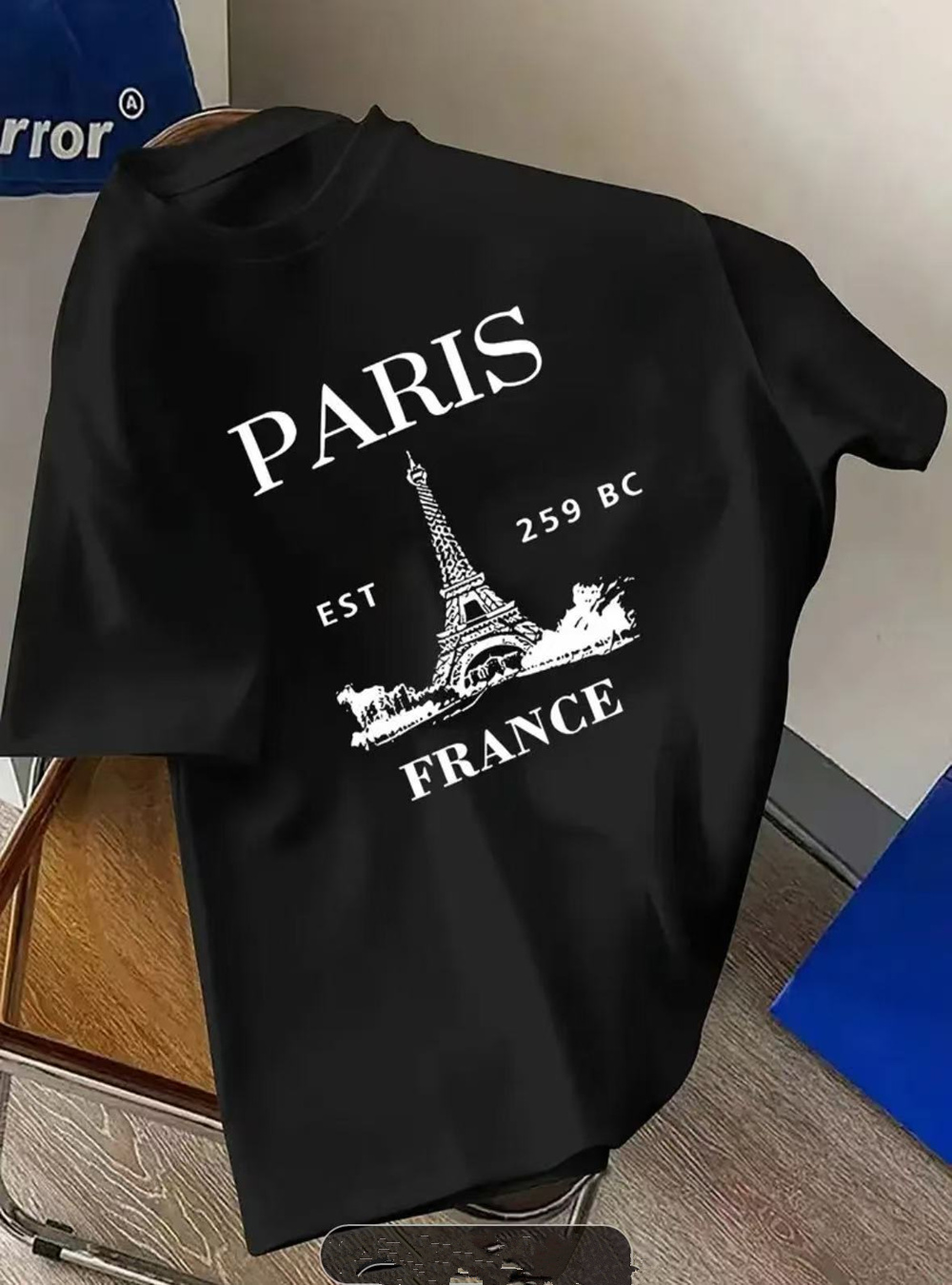 Paris Men'S Fashion - Modna koszulka męska w stylu vintage