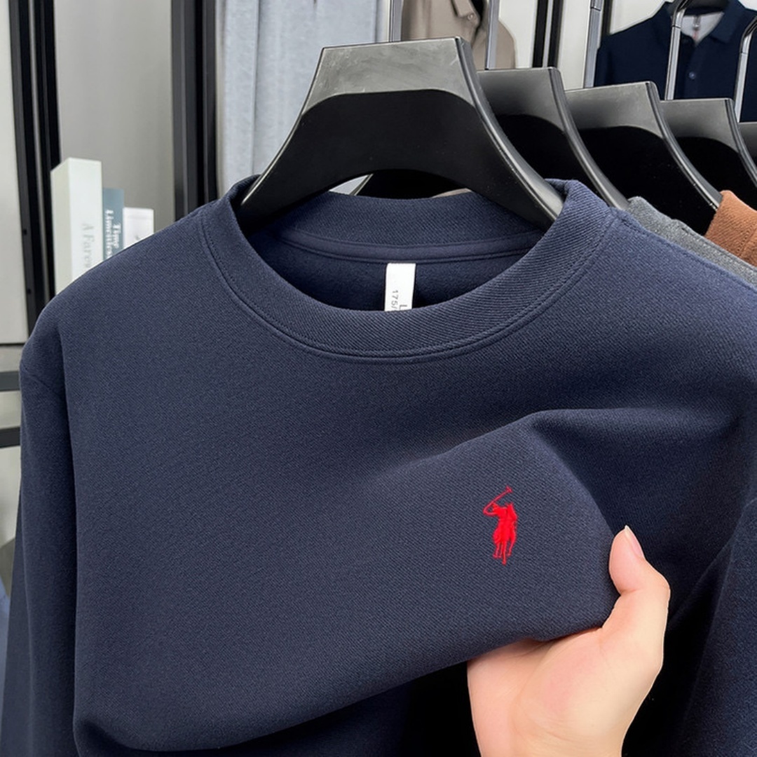 Men'S Tops Fashion - Miękka bawełniana koszulka męska z długim