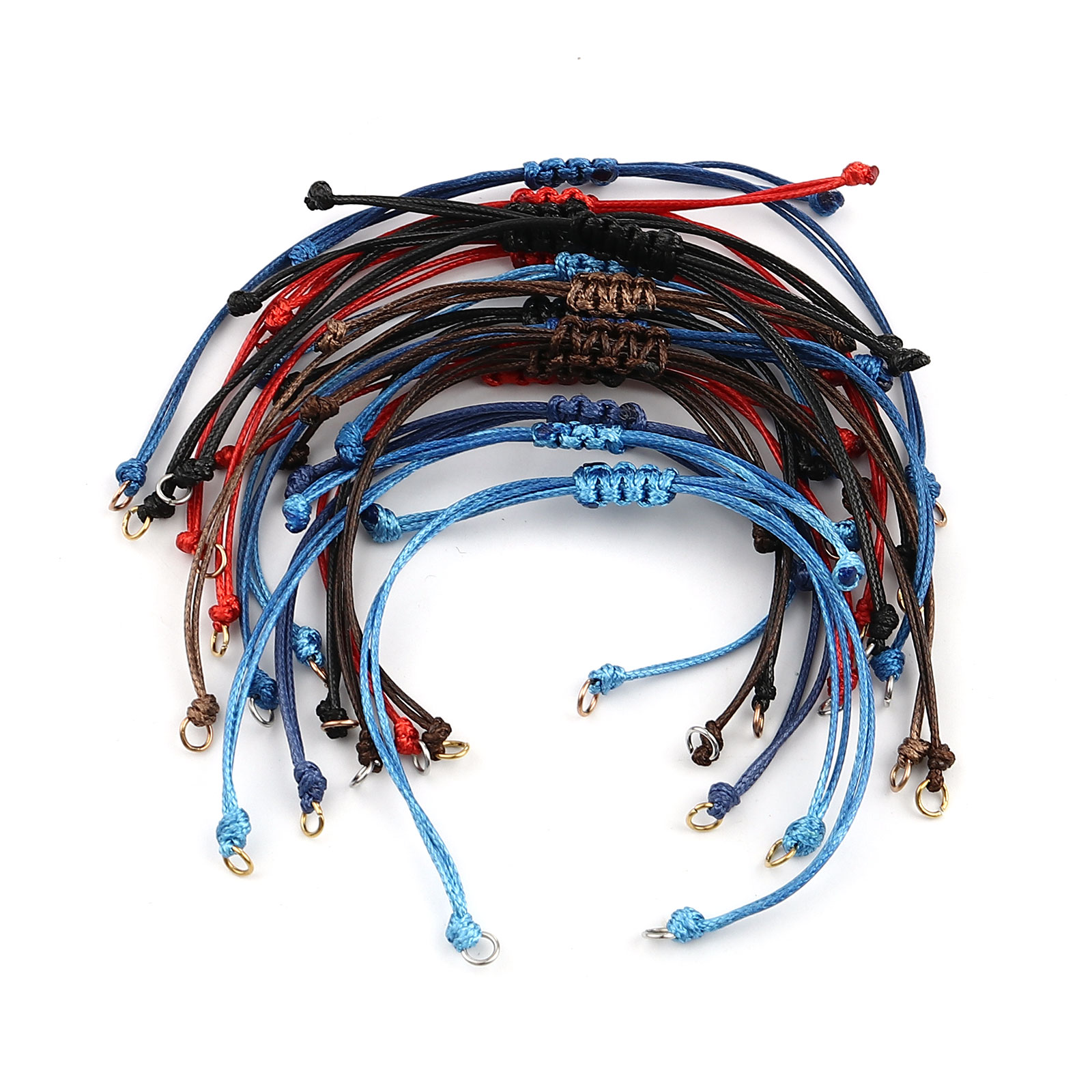 Multicolor plecionki poliestro – Men'S Fashion Necklaces recenzja i cena