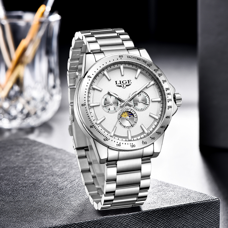 Zegarek męski LIGE, luksusowa  – Men'S Fashion Luxury Brands recenzja i cena