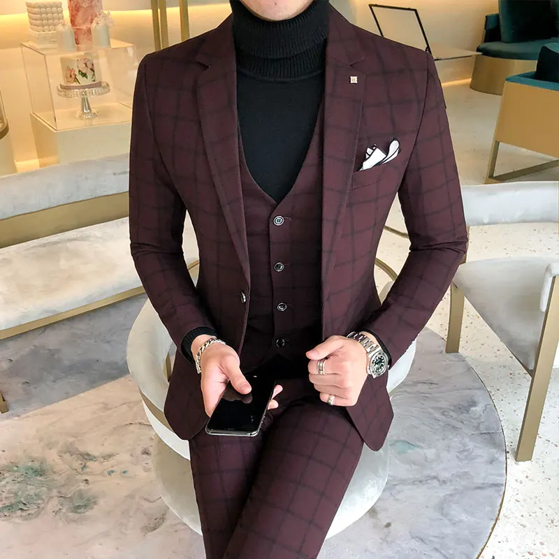 Marynarka i kamizelka i spodni – Men'S Dress Pants Fashion recenzja i cena