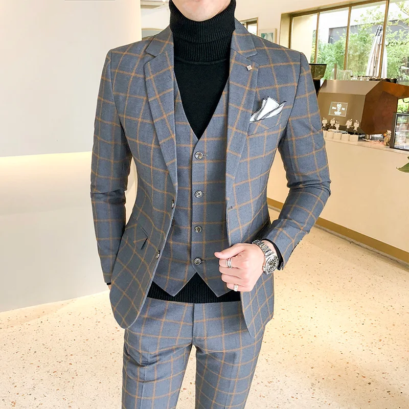 Marynarka i kamizelka i spodni – Men'S Dress Pants Fashion recenzja i cena