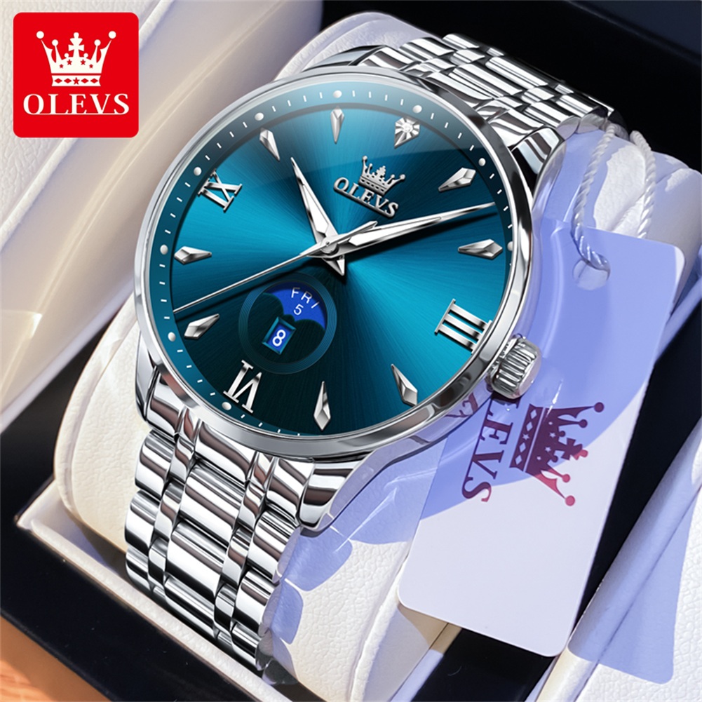 OLEVS Moon Phase męskie zegark – Men'S Fashion Luxury Brands recenzja i cena