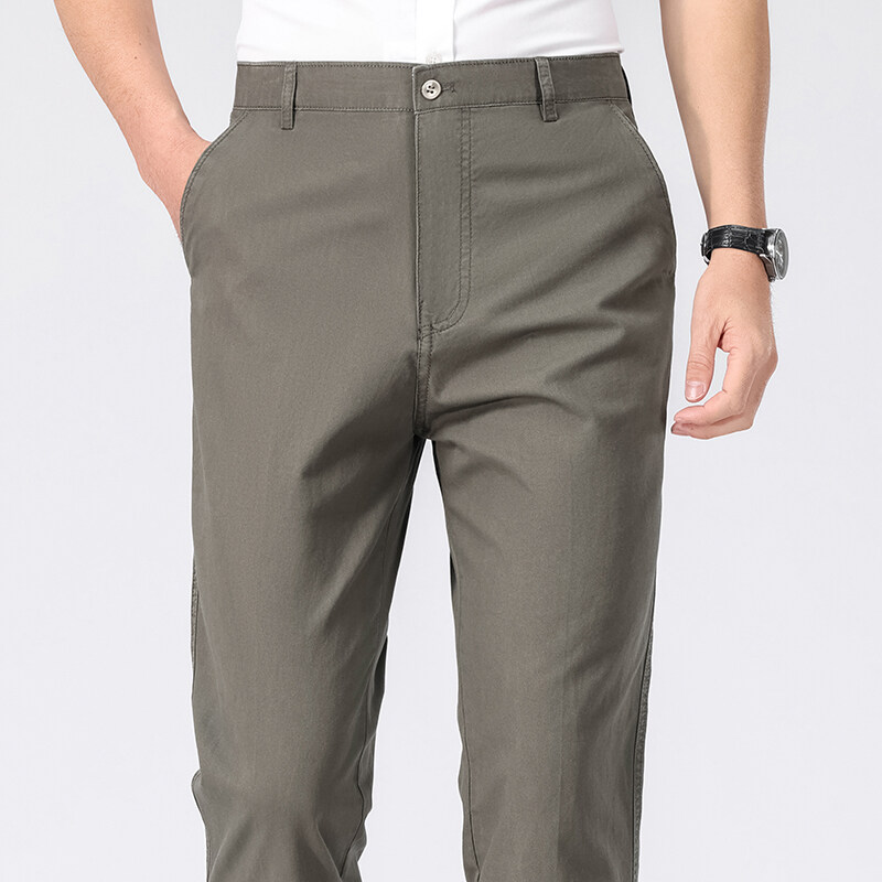 Męskie spodnie Chino Business  – Men'S Dress Pants Fashion recenzja i cena