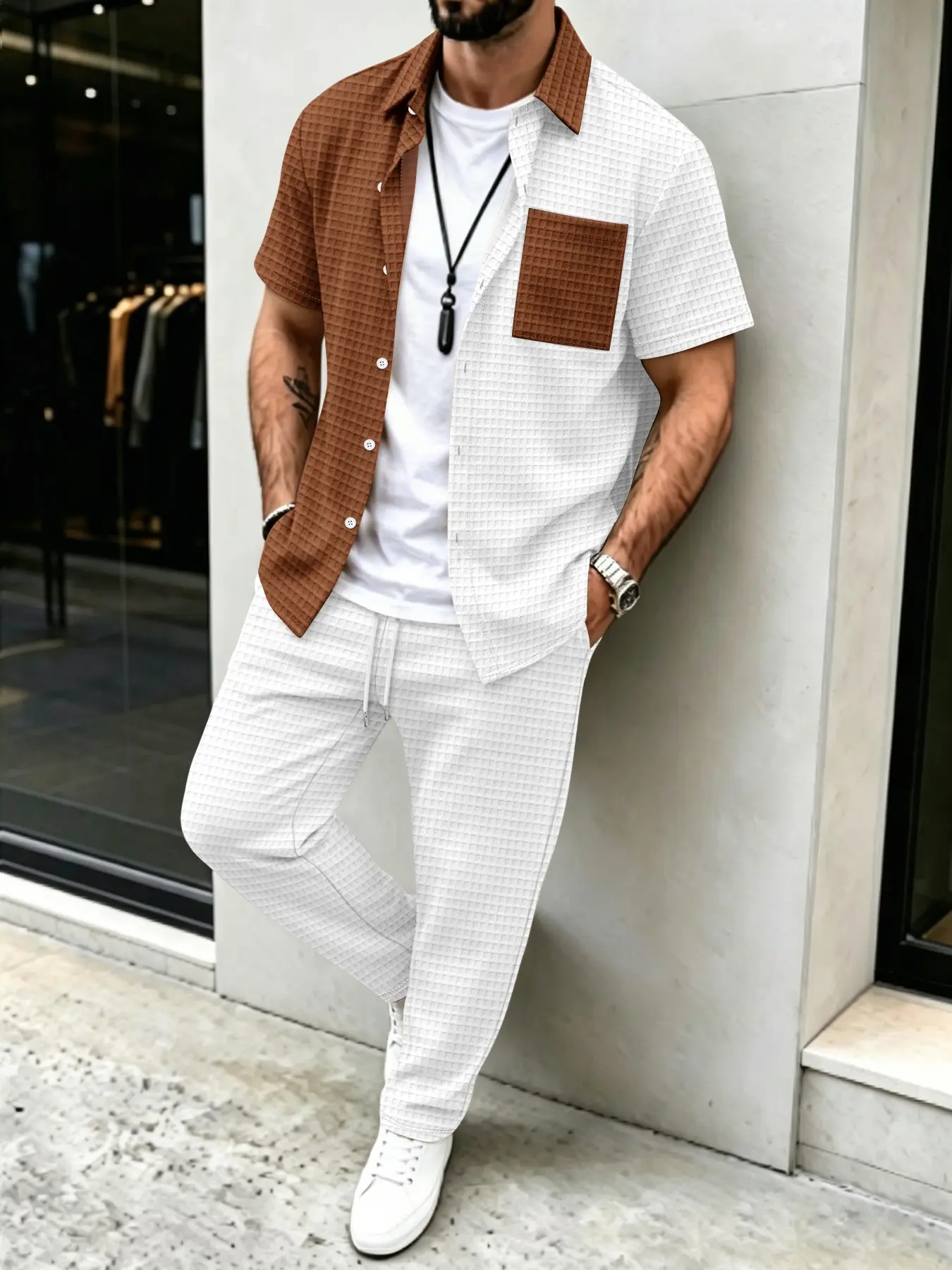 Męski zestaw: koszula w jednol – Men'S Fashion Designer recenzja i cena