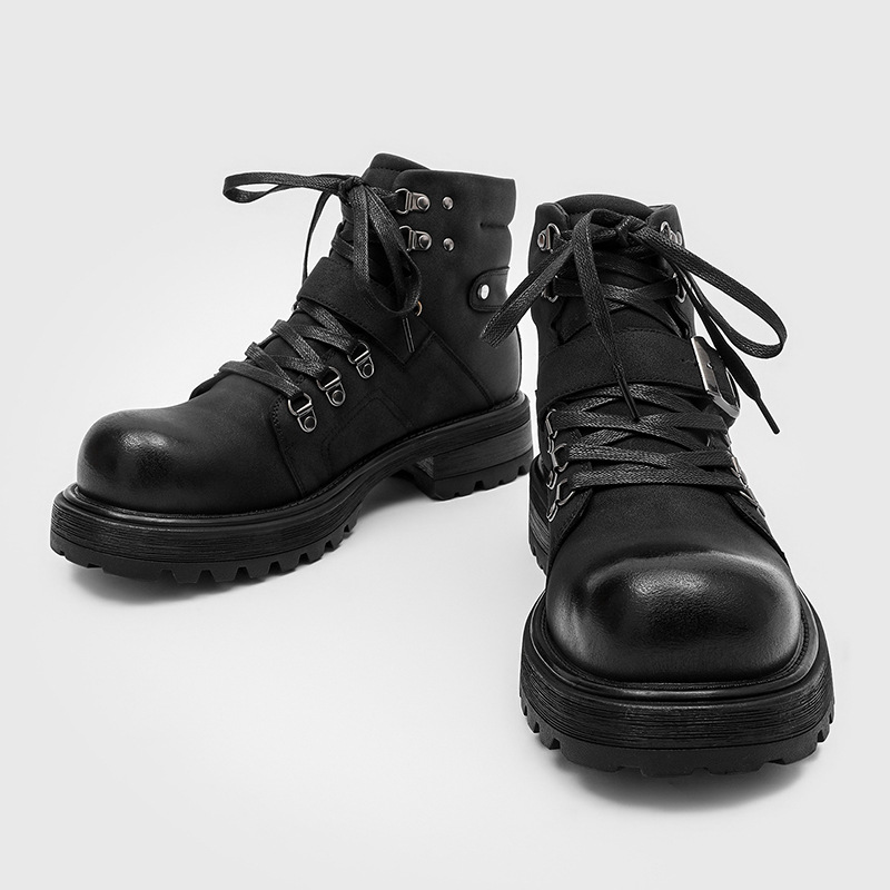 Męskie skórzane buty motocyklo – Men'S Fashion Luxury Brands recenzja i cena