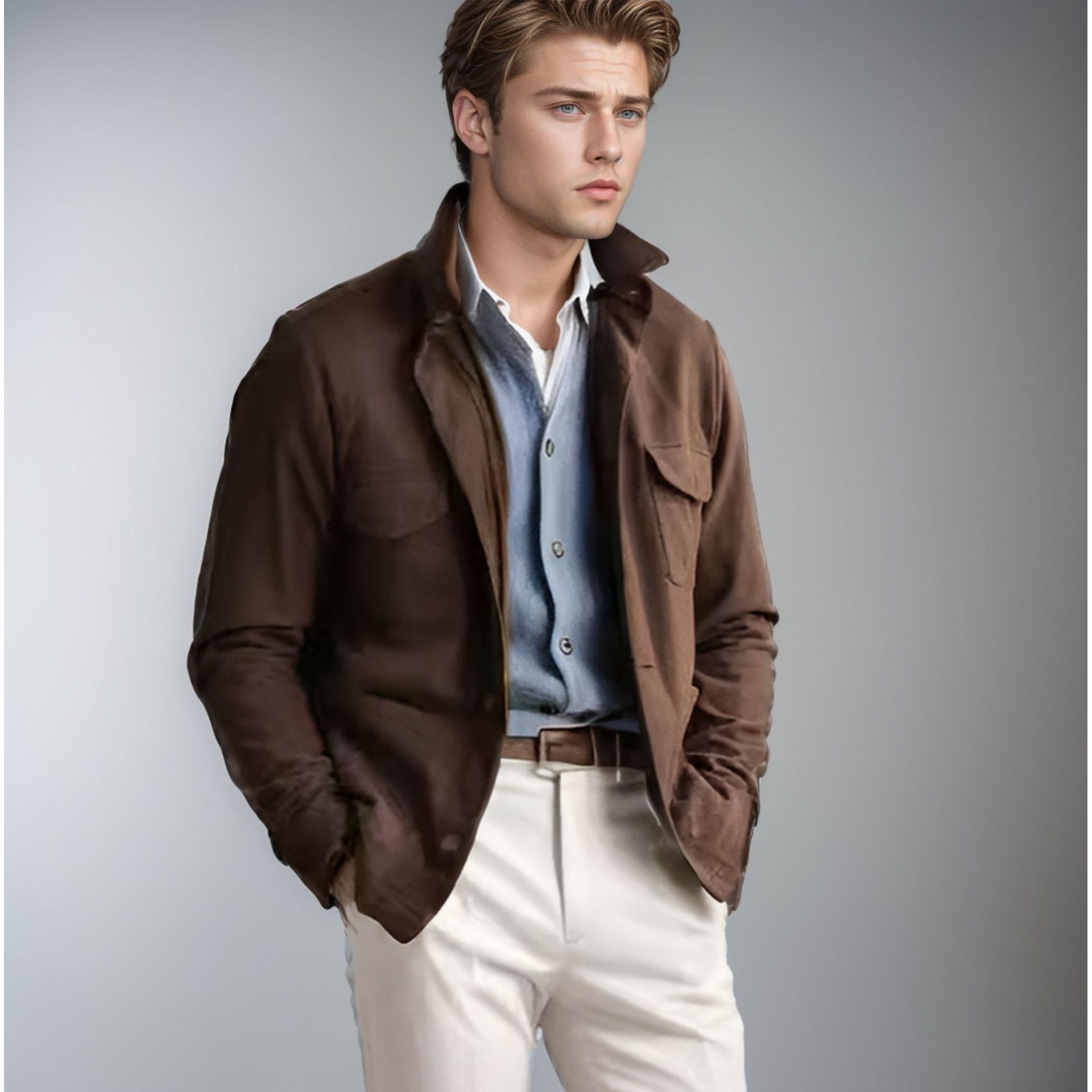 Kurtka z mieszanki wełny męska – Mens Fashion Style Images recenzja i cena