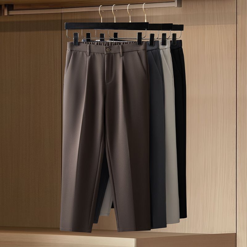 Męskie spodnie garniturowe sli – Men'S Dress Pants Fashion recenzja i cena