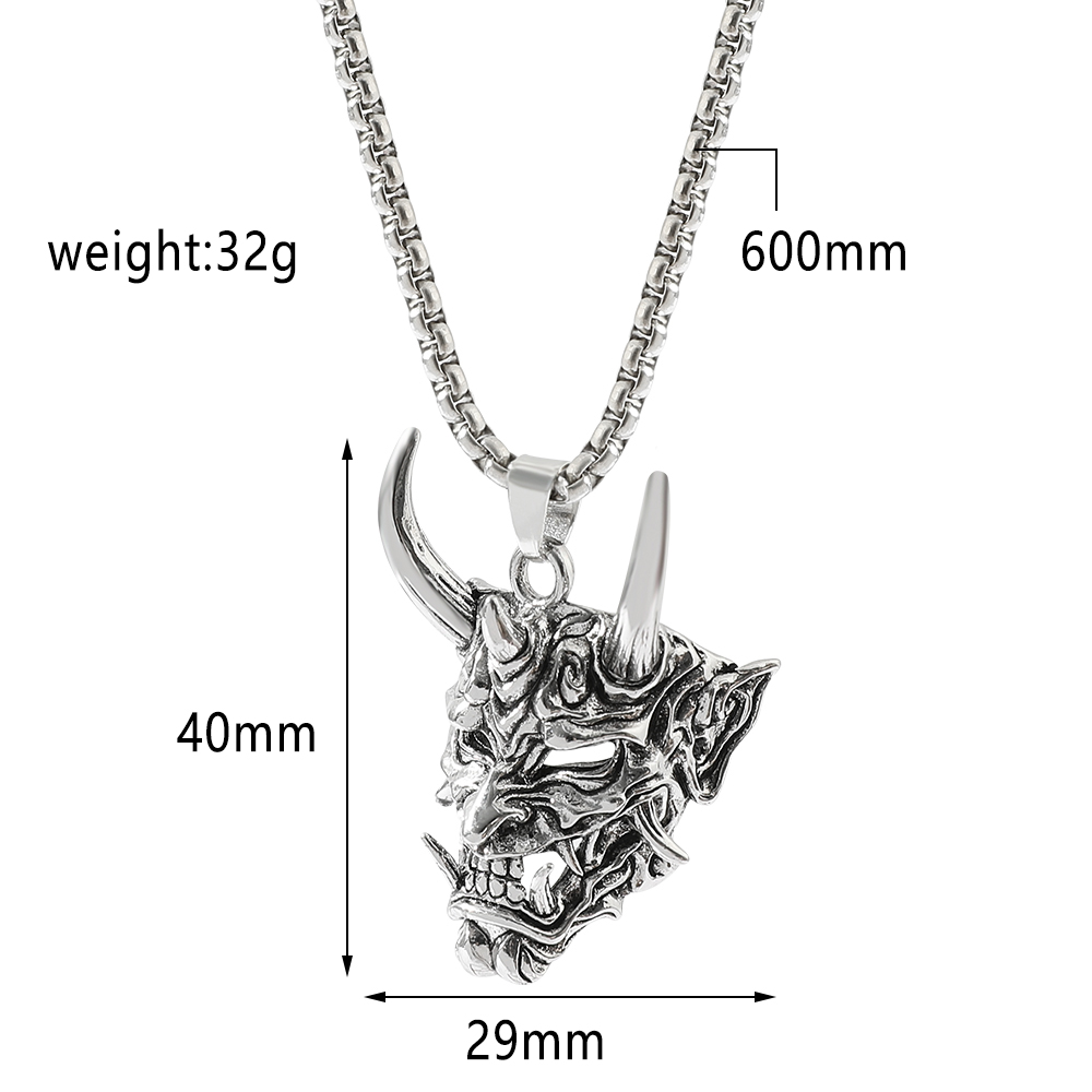 Przystojny Naszyjnik z Maska D – Men'S Fashion Necklaces recenzja i cena