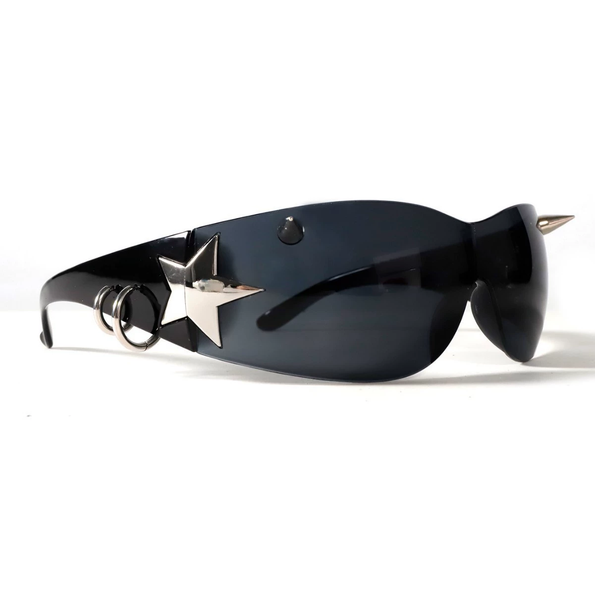 Okulary w stylu Rivet Punk Met – Men'S Fashion Y2K recenzja i cena