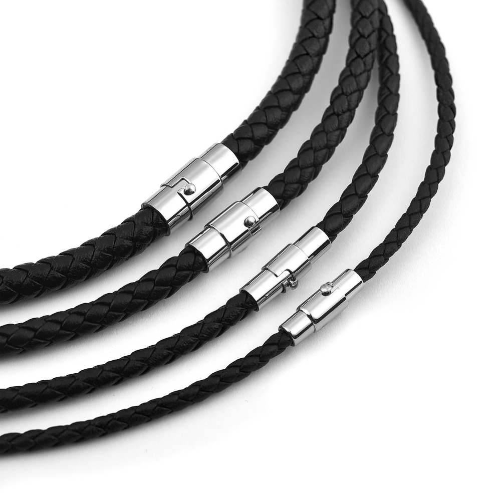 Skórzany naszyjnik 45/50/60 cm – Men'S Fashion Necklaces recenzja i cena