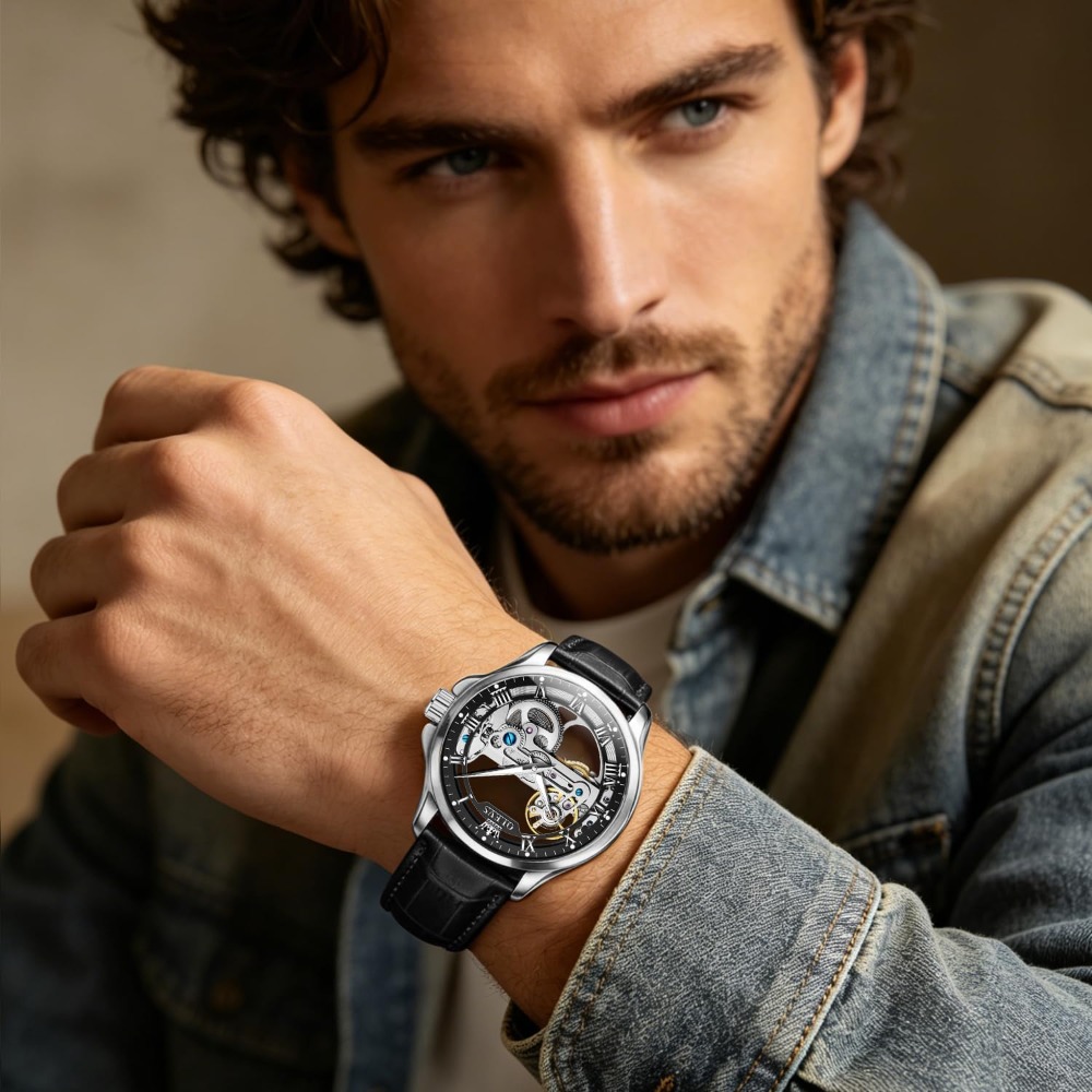 Automatyczny zegarek szkieleto – Mens Fashion Style Images recenzja i cena