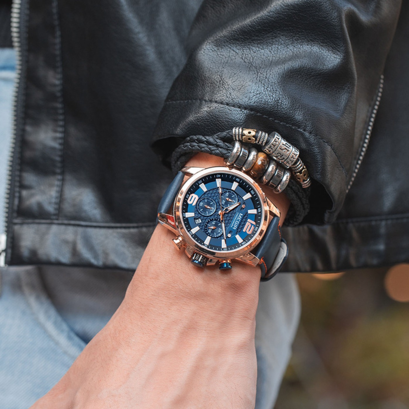MEGIR 2020 Luksusowe Zegarki M – Men'S Fashion Luxury Brands recenzja i cena