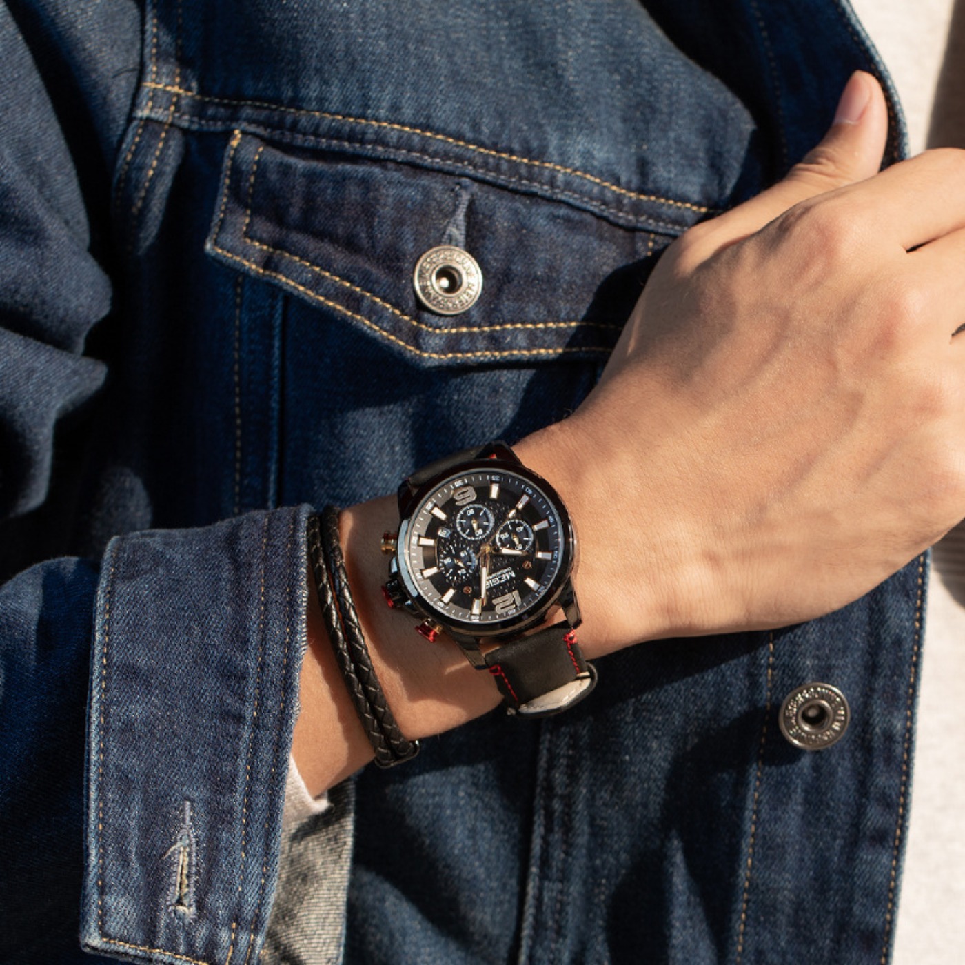 MEGIR 2020 Luksusowe Zegarki M – Men'S Fashion Luxury Brands recenzja i cena
